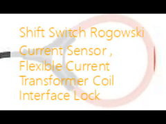 Switch Rogowski Sensor de Corrente, Transformador Flexível Corrente bobina Interface Lock